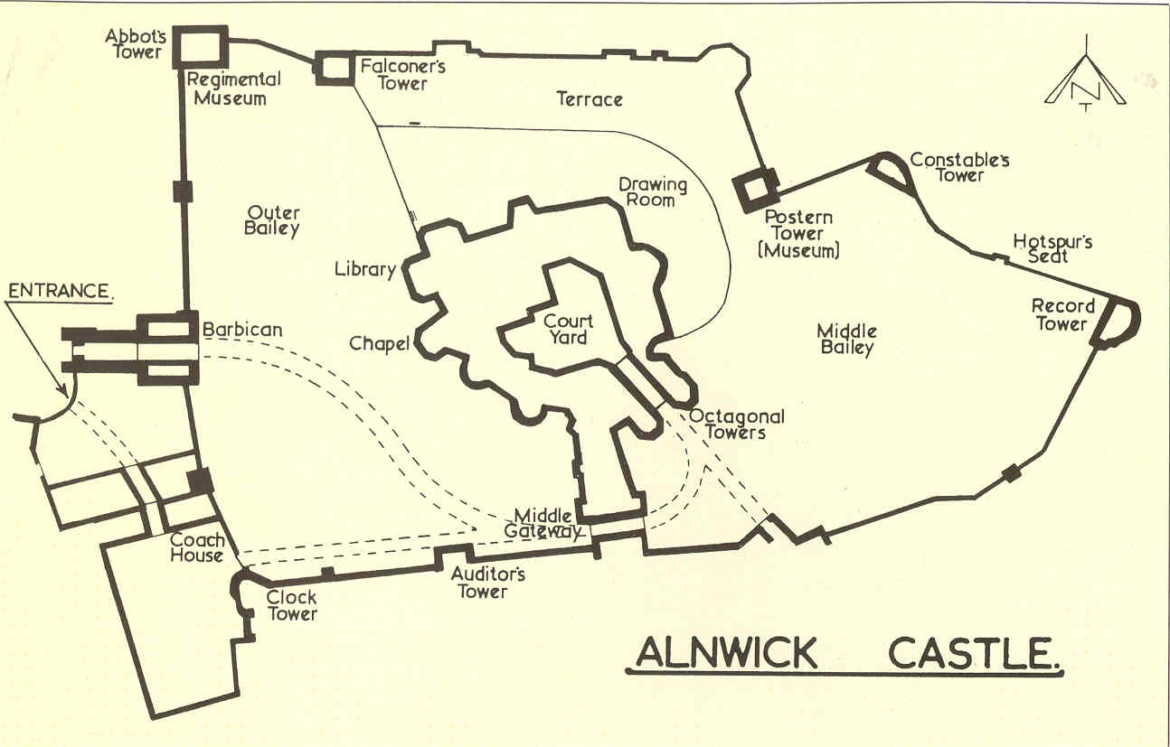 alnwick castle floor plan